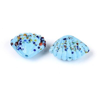 Handmade Lampwork Beads Strands LAMP-T026-03C-1
