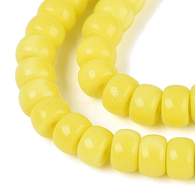 Opaque Glass Beads Strands GLAA-NH0002-B01-C07-1