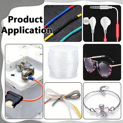 1 Roll PE Heat Shrink Tubing DIY-BC0017-67A-02-1