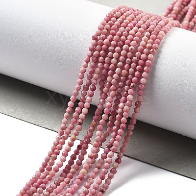 Natural Rhodonite Beads Strands G-H080-B02-02-1