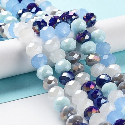 Glass Beads Strands EGLA-A034-M10mm-40-1