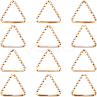 12Pcs Triangle Iron Linking Rings IFIN-CP0002-96LG-1