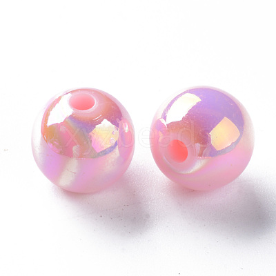 Opaque Acrylic Beads MACR-S370-D12mm-A01-1