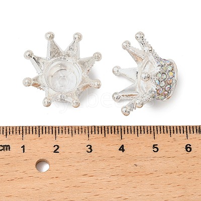 Alloy Rhinestone Crown Beads LS-FIND-NH0001-19S-1