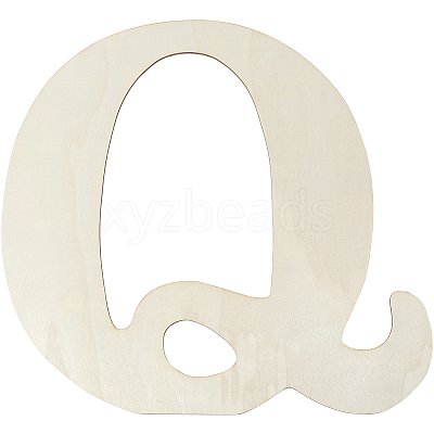 Letter Unfinished MDF Sheets WOOD-WH20012-008Q-1