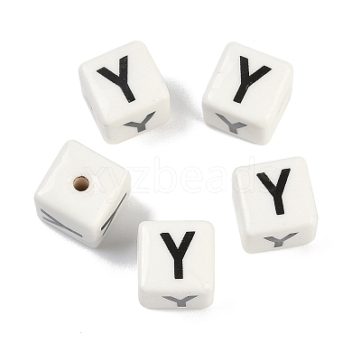 Porcelain Beads PORC-R003-08Y-1