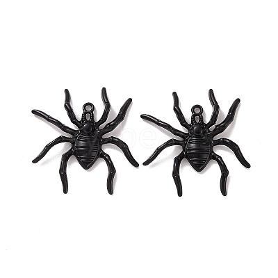 Rack Plating Alloy Halloween Style Pandants PALLOY-O109-43EB-1