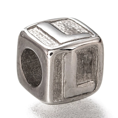 Tarnish Resistant 304 Stainless Steel European Beads OPDL-L020-001L-1