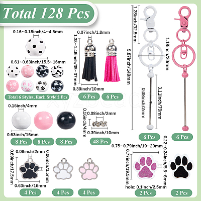 DIY Keychain Making Kits DIY-SC0029-85-1