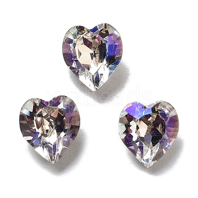 K9 Glass Rhinestone Cabochons GLAA-H034-02C-001MO-1