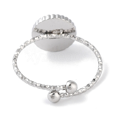 Ion Plating(IP) 304 Stainless Steel Ring RJEW-B059-02P-03-1