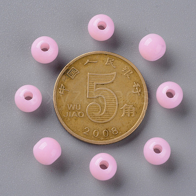 Opaque Acrylic Beads LS-X-MACR-S370-C6mm-A01-1