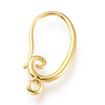 Brass Earring Hooks KK-XCP0001-23-1
