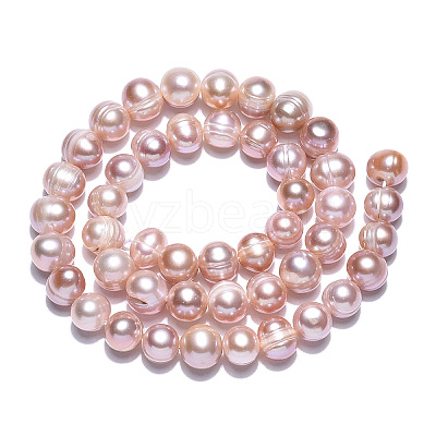 Natural Cultured Freshwater Pearl Beads Strands PEAR-N013-07M-1