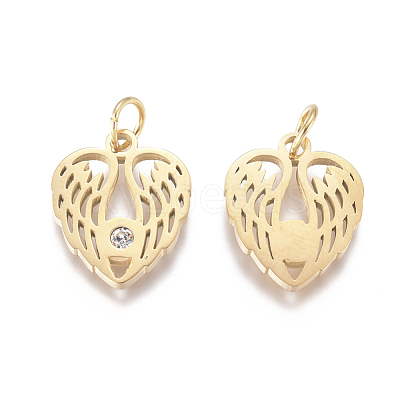 316 Surgical Stainless Steel Pendants STAS-L242-07G-1