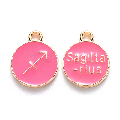 Alloy Enamel Pendants ENAM-S124-01A-03F-1