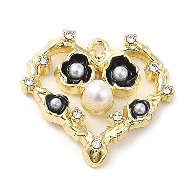 Spray Painted Alloy Pendants PALLOY-D019-11G-02-1