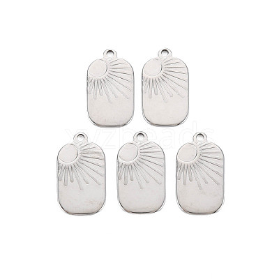 Non-Tarnish 201 Stainless Steel Pendants STAS-S119-147P-1