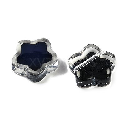 Two Tone Glass Mood Beads GLAA-Z007-06B-1