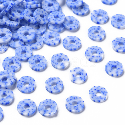 Handmade Polymer Clay Beads CLAY-S095-B001-1