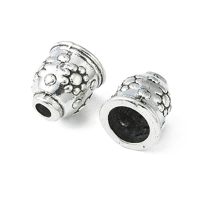 Apetalous Alloy Cord End Caps LS-TIBEB-0672-AS-RS-1
