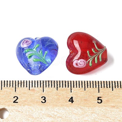 Handmade Transparent Lampwork Beads BLOW-D300-07A-1