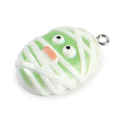 Halloween Theme Resin Pendants RESI-M046-01F-1