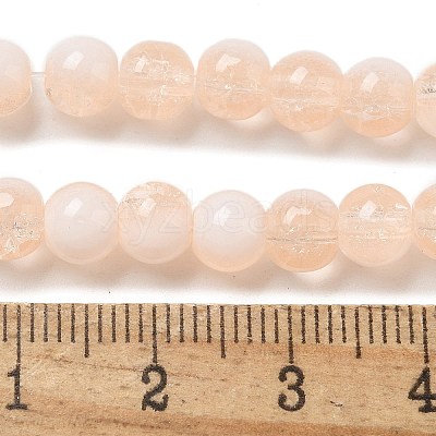 Crackle Glass Beads Strands GLAA-U001-6mm-05-1