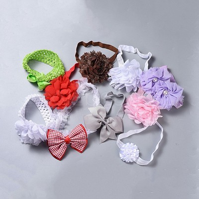 Elastic Polyester Baby Headbands for Girls OHAR-MSMC001-03-1