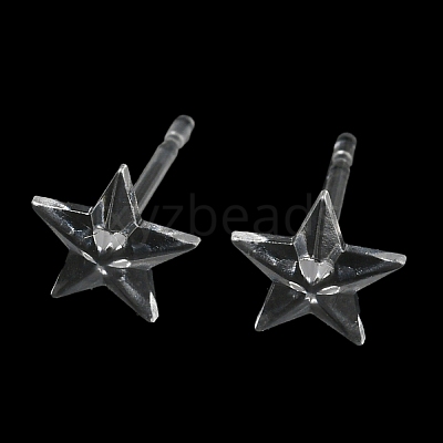 Resin Stud Earring Findings LS-X1-FIND-H046-11-1