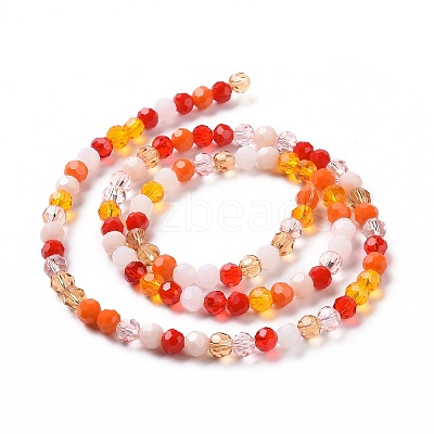 Glass Beads Strands GLAA-E036-09C-1