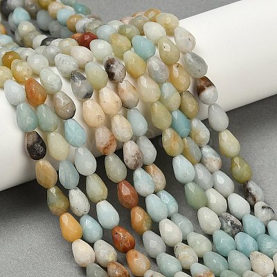 Natural Amazonite Beads Strands G-P520-B10-01A-1