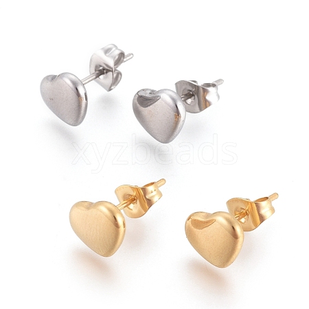 304 Stainless Steel Stud Earrings EJEW-I235-12-1