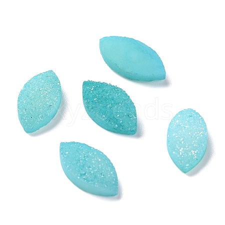 Natural Druzy Agate Cabochons G-L553-45A-01-1