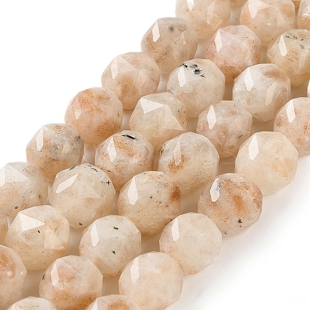 Natural Sunstone Beads Strands G-NH0021-A33-02-1