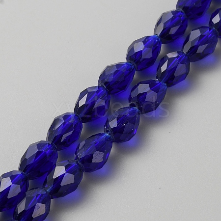 Transparent Glass Beads Strands GLAA-WH0030-32C-01-1