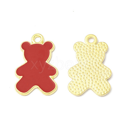 Alloy Enamel Pendants ENAM-G212-16G-07-1