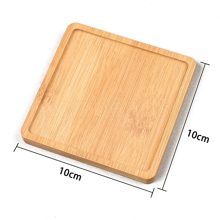 Square Wood Mosaic Base PW-WG55259-19-1