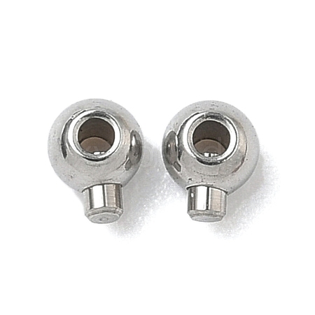 304 Stainless Steel Crimp Beads STAS-G361-02P-1