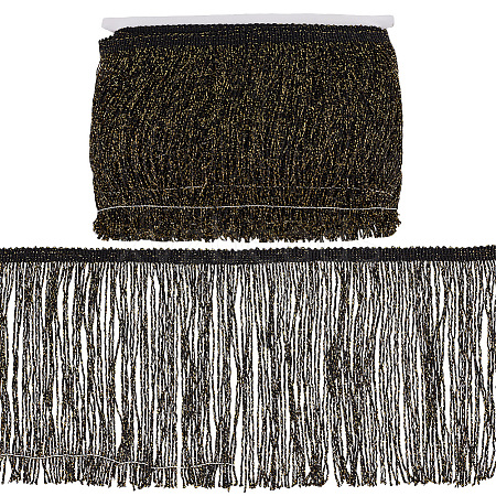 Polyester Tassel Lace Trim SRIB-WH0011-251A-01-1