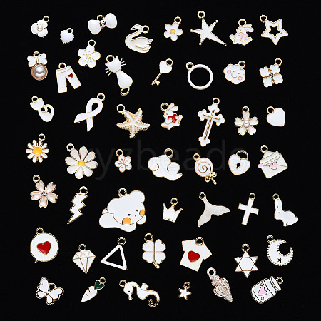 Alloy Enamel Charms FIND-YW0001-45-1