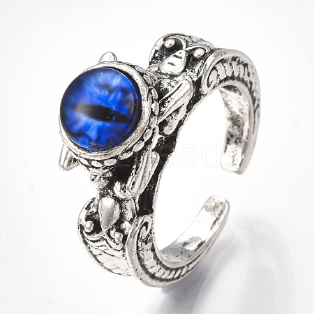 Alloy Cuff Finger Rings RJEW-T006-35A-1