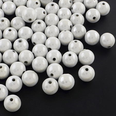 Spray Painted Acrylic Beads MACR-Q154-20mm-001-1