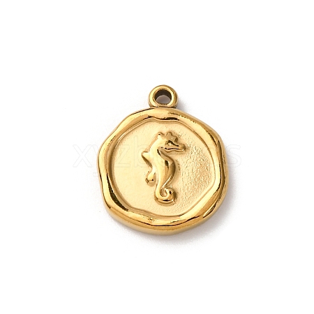 304 Stainless Steel Pendants STAS-I348-02G-03-1