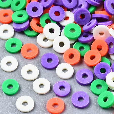 Handmade Polymer Clay Beads CLAY-T019-02B-49-1