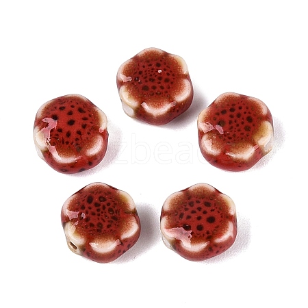 Vintage Handmade Porcelain Beads PORC-N013-25-25-1
