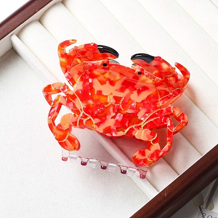 Crab Cellulose Acetate Claw Hair Clips PW-WGC1723-01-1