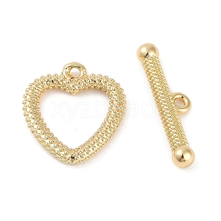 Brass Toggle Clasps KK-K391-01G-1