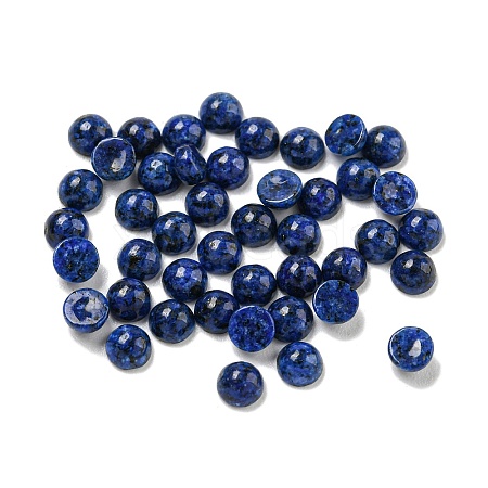 Dyed Natural Lapis Lazuli Cabochons G-Q173-01A-12-1