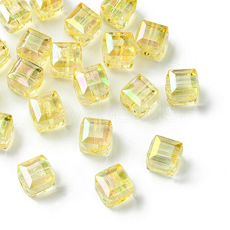 20Pcs Transparent Acrylic Beads PACR-YW0001-23F-1